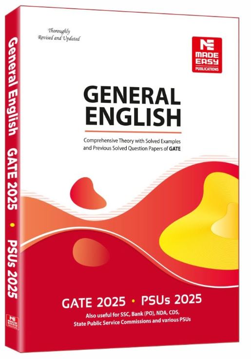 General English for GATE and PSUs: 2025